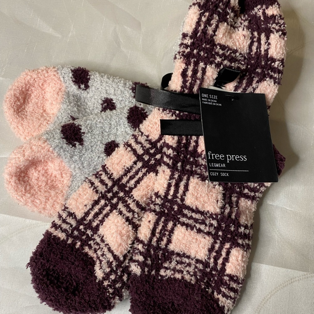 Free Press Legwear Cozy Socks New With Tags